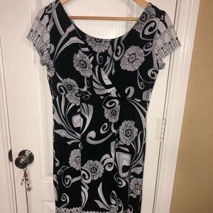 Flower print dress